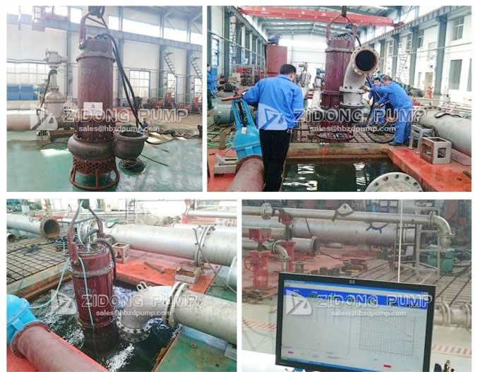 Excavator Use Hydraulic Driven Submersible Slurry Sand Pump